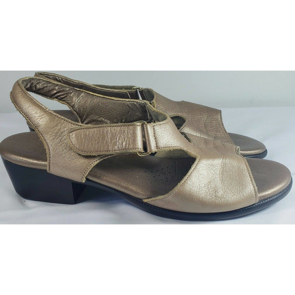 SAS Bronze Suntimer Tripad Leather Sandals SZ 7